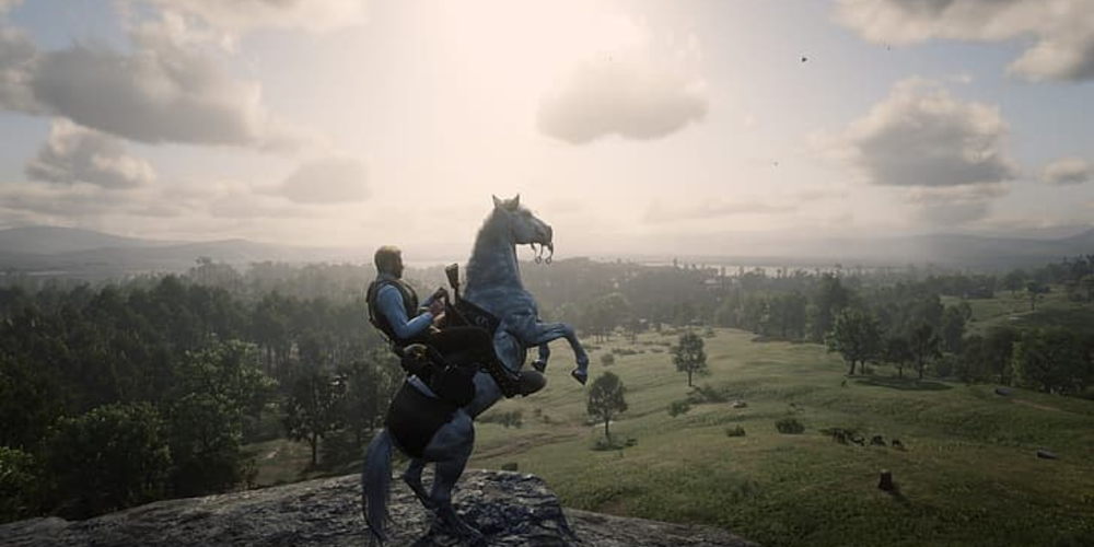 Man on the horse